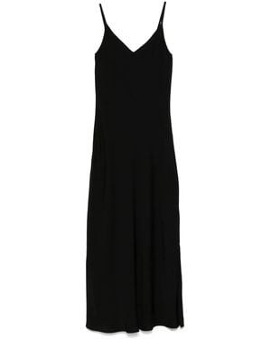 DKNY サテン スリップドレス - ブラック