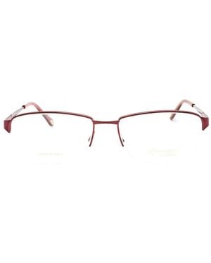 Emozioni Rectangle-Frame Glasses - White