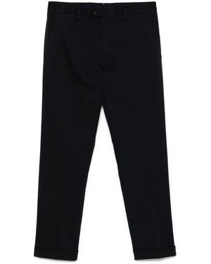 Drumohr Hose Mit Tapered-Bein - Blau