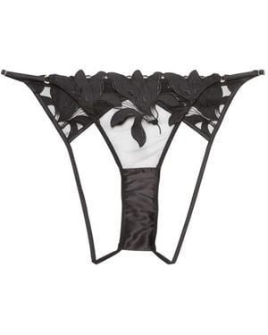 Fleur du Mal Lily Briefs - Black