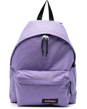 Eastpak Logo-Patch Zip-Fastening Backpack - Purple