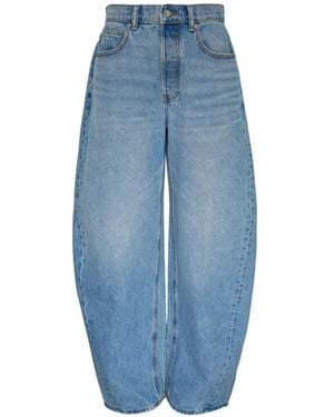 Alexander Wang Vaqueros Anchos Blow Up - Azul