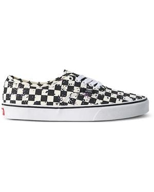 Vans Baskets Authentic À Motif Damier - White