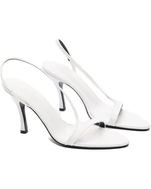 Loulou de Saison Arwa Heeled Sandals - White