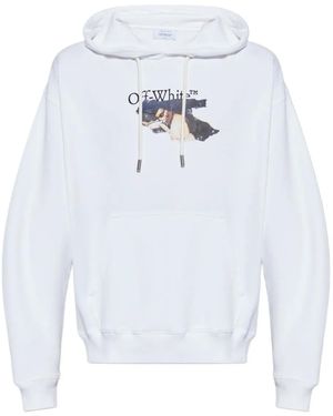 Off-White c/o Virgil Abloh グラフィック パーカー - ホワイト
