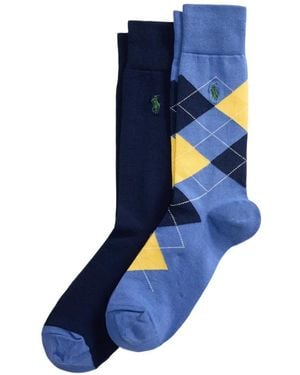 Polo Ralph Lauren Argyle Pony Socks - Blue