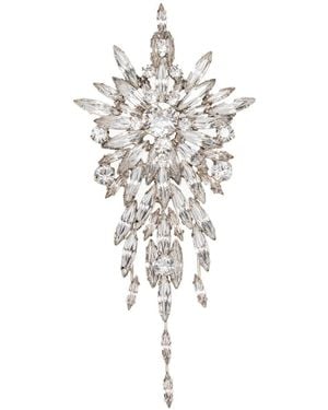 Jennifer Behr Noelle Brooch - White