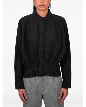 GIMAGUAS Ashley Ruffled Jacket - Black