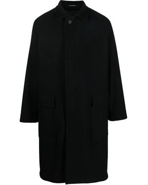 Tagliatore Loyds Buttoned Coat - ブラック