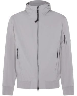 C.P. Company Hooded Zip Jacket - Grey