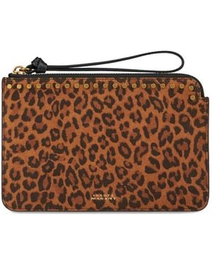 Isabel Marant Clutch Con Stampa - Marrone