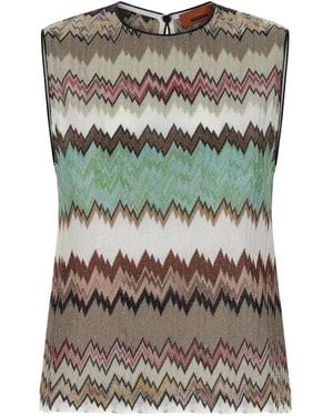 Missoni Zig Zag Tank Top - Gray