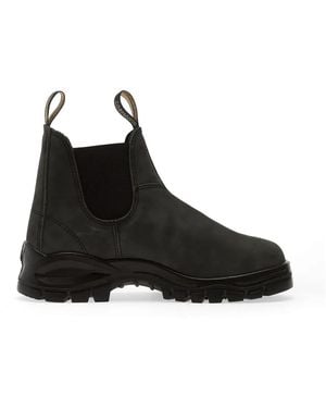 Blundstone Botas Chelsea De Piel Con Paneles Elásticos - Negro