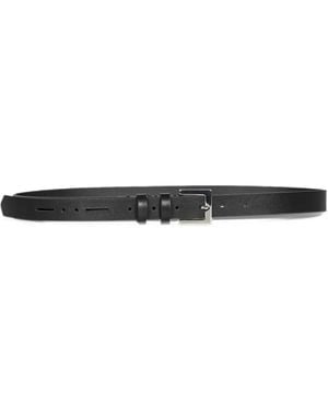 _J.L - A.L_ Buckle-Fastening Leather Belt - White