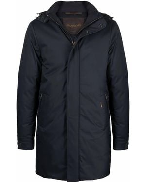 Moorer Hooded Down Jacket - Blue