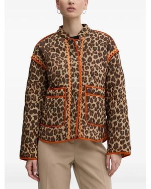 Never Fully Dressed Soller Reversible Quilted Jacket - Brown
