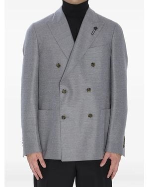 Lardini Jack Met Dubbele Rij Knopen - Grijs