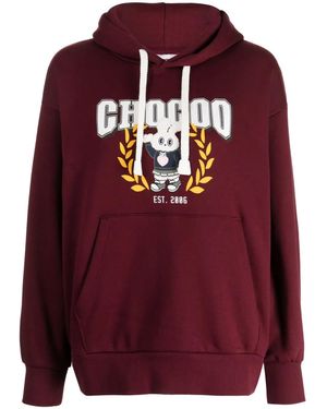 Chocoolate Felpa Con Cappuccio - Rosso