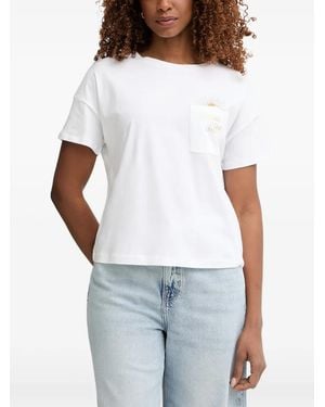 Liu Jo T-Shirt With Pocket - White