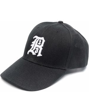 R13 Gorra Con Logo Bordado - Negro