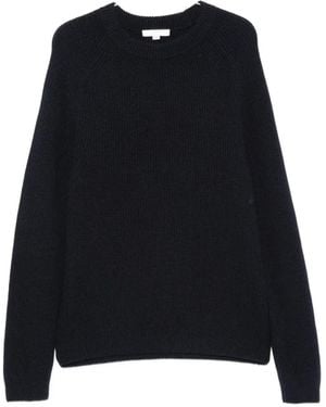 Malo Ribbed-Knit Raglan-Sleeve Jumper - Black