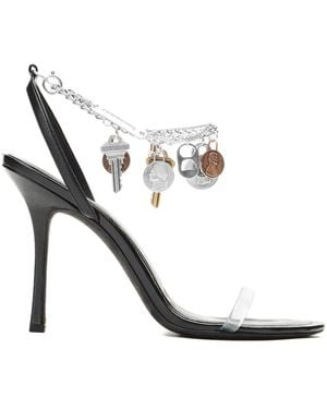Alexander Wang Ariana 105mm チェーントリム サンダル - ホワイト