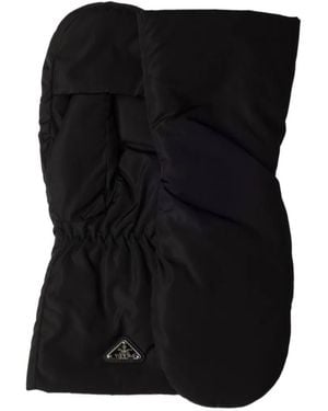 Prada Manoplas De Re-Nylon - Negro