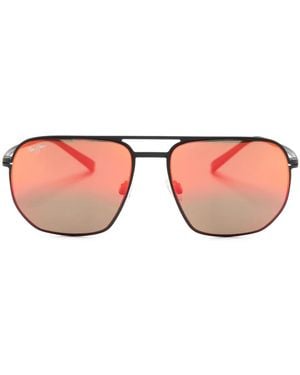 Maui Jim Shark's Cove Pilot-Frame Sunglasses - Pink