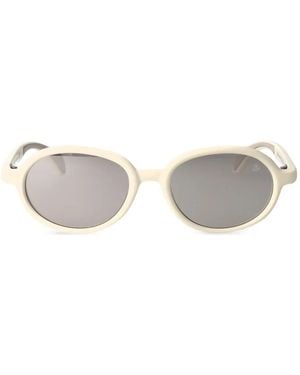 Moncler Caprice Round-Frame Sunglasses - Grey