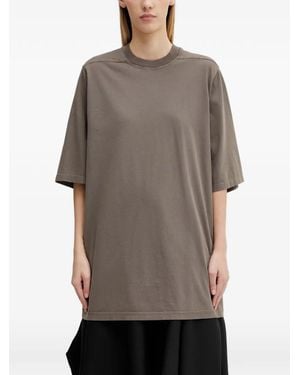 Rick Owens Jumbo Ss Oversized Crew-Neck T-Shirt - Gray