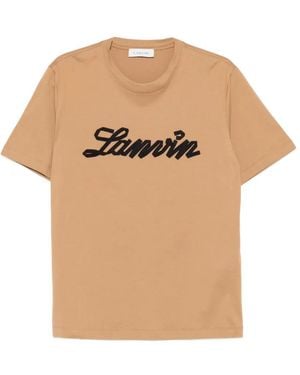 Lanvin Logo T-Shirt - Natural