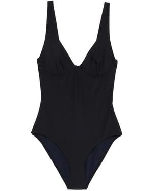 Bondi Born Grace V-Neck Swimsuit - Blue