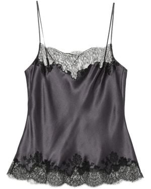 Carine Gilson Camisole-Top Aus Seide - Grau
