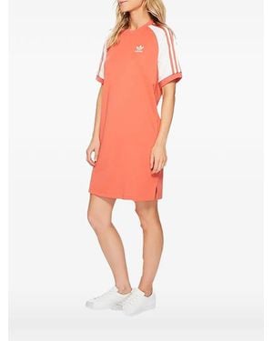 adidas Originals Raglan-Sleeve Dress - Red