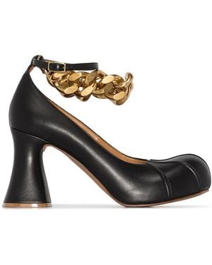 Stella McCartney Groove Chain-Strap Pumps - White