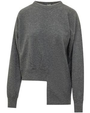 The Seafarer Chloe Asymmetric Jumper - Grey