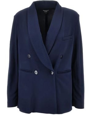 Emporio Armani Dopp Blazer - Blue
