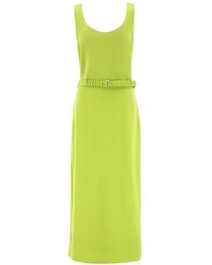SABLYN Paz Scoop-Neck Belted Midi Dress - Green