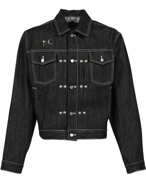 THUG CLUB Cotton Jacket - Black