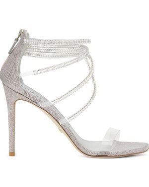 Stuart Weitzman 100Mm Superglam Sandals - White
