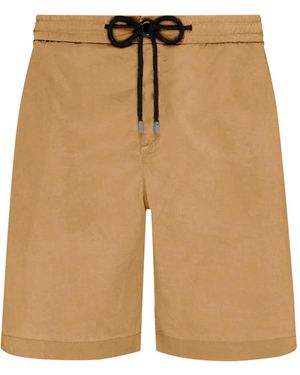 Vilebrequin ドローストリング バミューダショーツ - ナチュラル