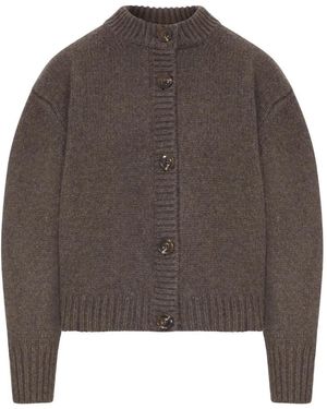 Soeur Leonard Button-Up Cardigan - Brown