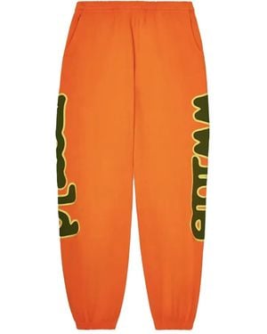Sp5der Logo Track Pants - Orange