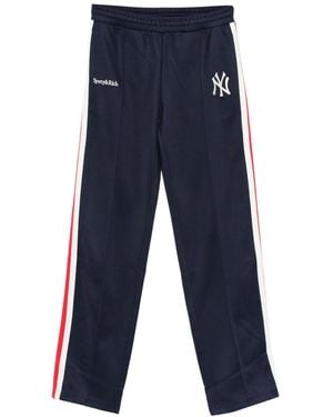 Sporty & Rich Pantaloni Sportivi A Righe - Blu