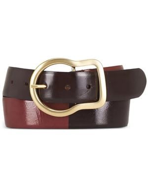 Dorothee Schumacher Two-Tone Leather Belt - Pink