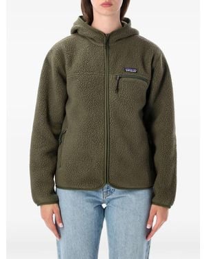 Patagonia Retro Pile Hooded Jacket - Green