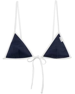 Prada Jersey Bikini Top - Blue