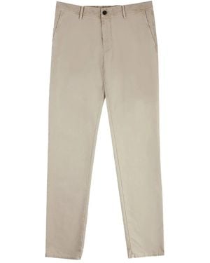Incotex Tricochino Straight Trousers - Natural