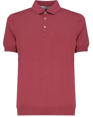 Galiana Cotton Polo Shirt - Red