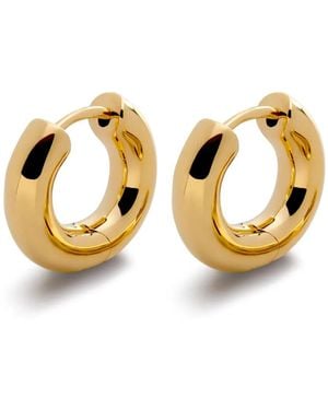 Monica Vinader Essential Huggie Earrings - Metallic